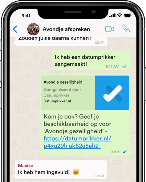 in whatsapp datumprikker|Datumprikker kan nu ook worden gedeeld via WhatsApp